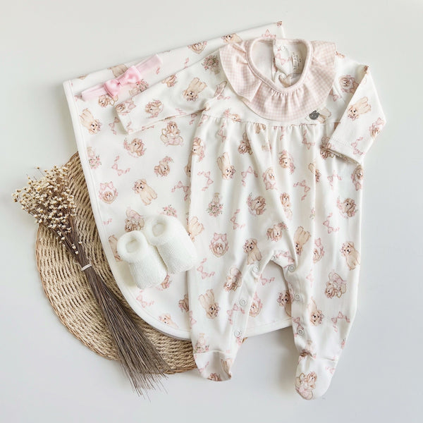 Macacão Longo Golinha Babado - Cachorrinhas