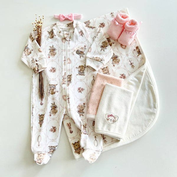 Macacão Longo com Zíper - Ratinhas