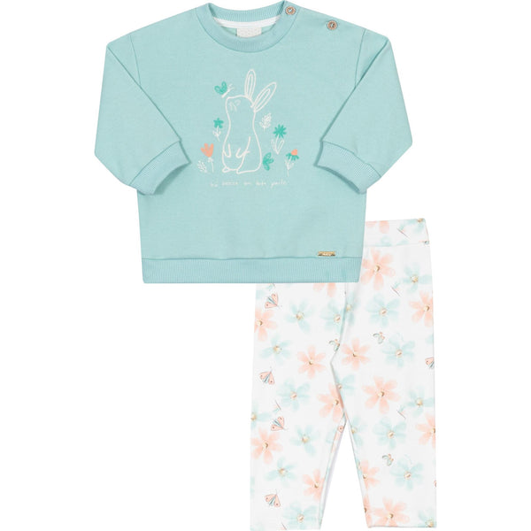 Conjunto Moleton Coelha Verde - Nini&Bambini
