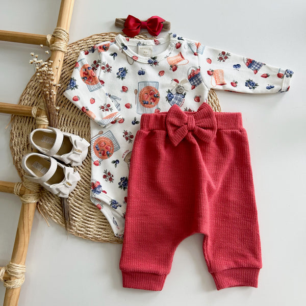 Conjunto Body e Calça Laço - Picnic