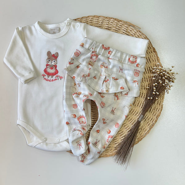 Conjunto Body Longo e Mijão Babadinho - Hamster