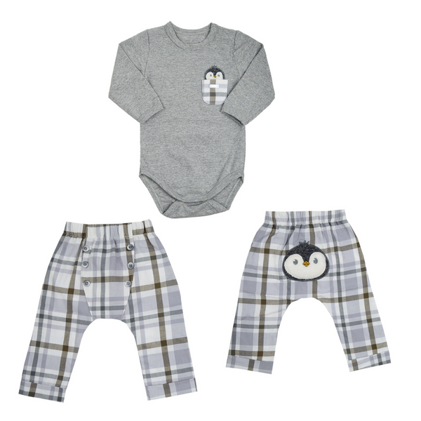 Conjunto Calça e Body Pinguin Fashion