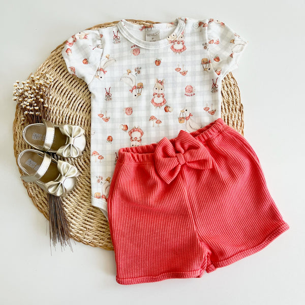 Conjunto Body e Short Laço - Hamster